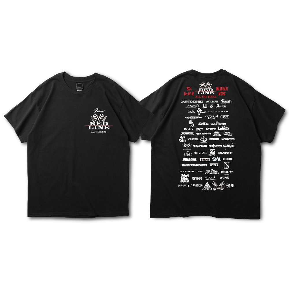 5.REDLINE 2024 Official T-shirts (Black) | REDLINE OFFICIAL GOODS