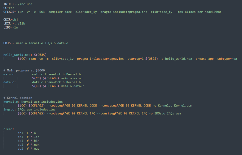 Setting up Z88DK on the ZX Spectrum Next - THE LIFE OF A GAME