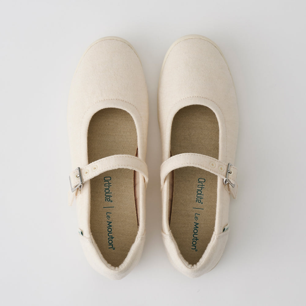 LeMouton ルムトン】履き心地のよいメリノウールフラットシューズ