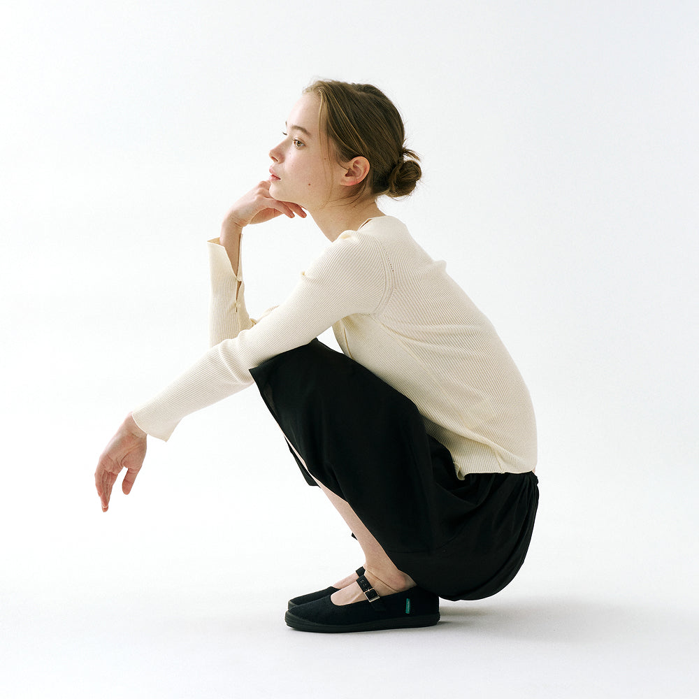 LeMouton ルムトン】履き心地のよいメリノウールフラットシューズ