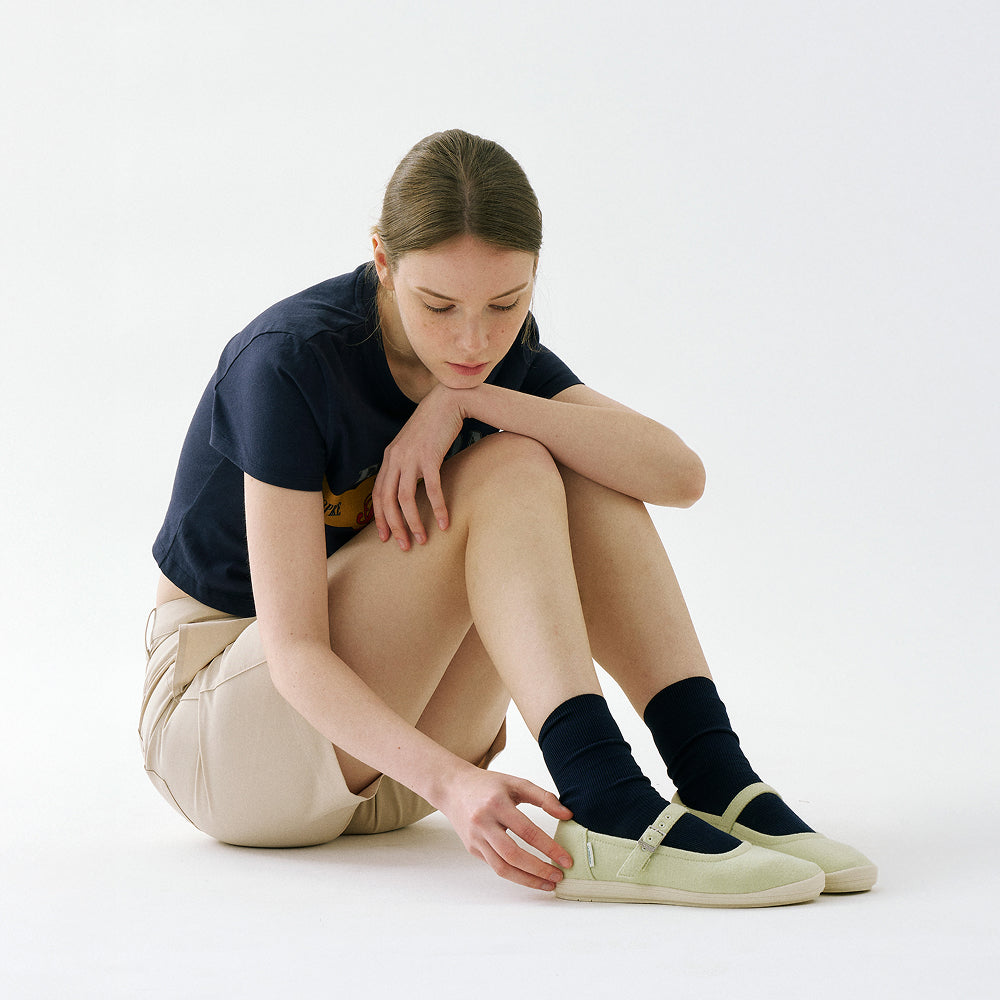 LeMouton ルムトン】履き心地のよいメリノウールフラットシューズ