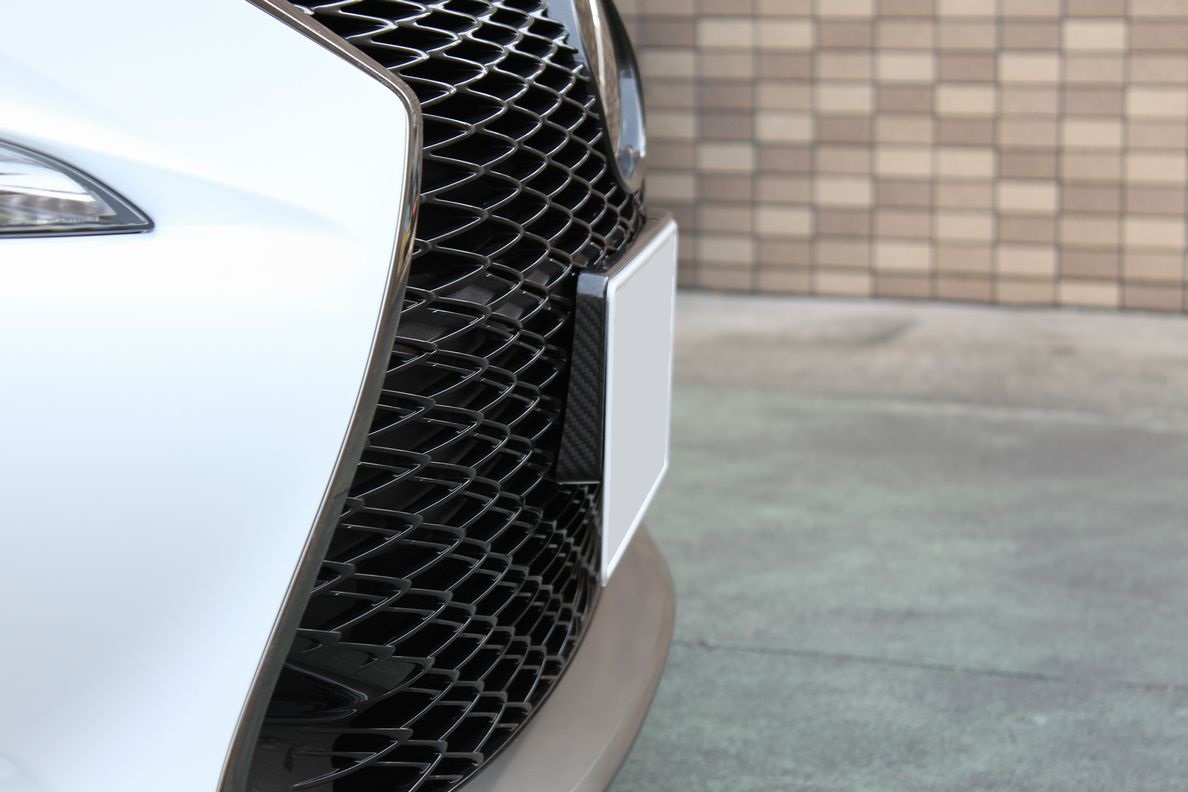 RCF用 カーボン フロントナンバーベース