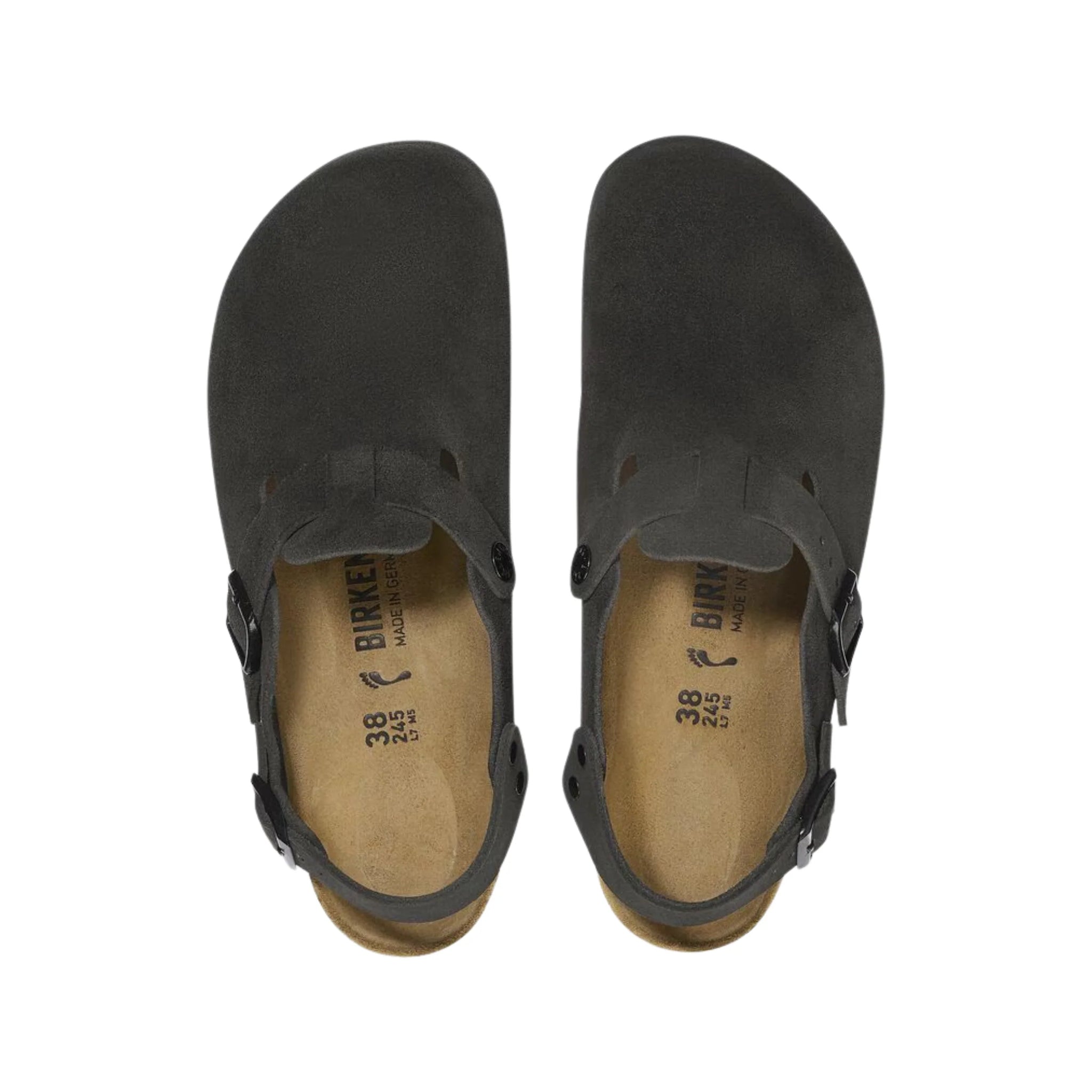 Birkenstock Tokio Suede Leather - Black – Lenny's Shoe & Apparel