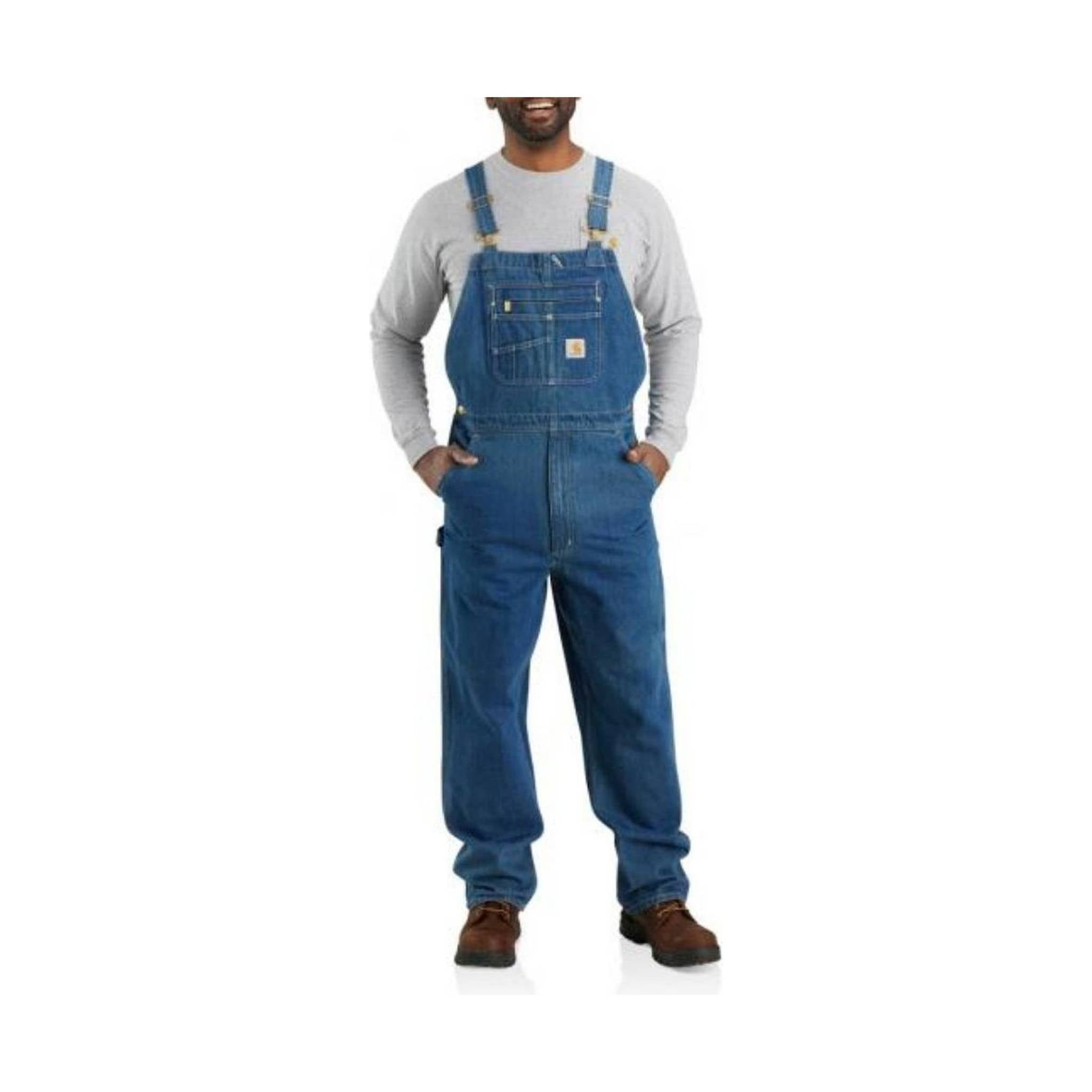 Carhartt Men's Loose-Fit Denim Bib Overalls - Darkstone – Lenny's