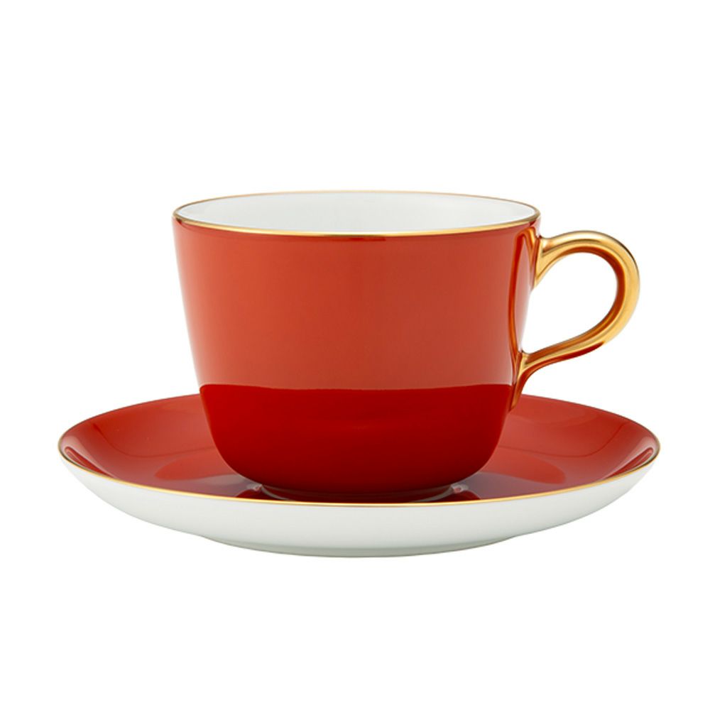 大倉陶園 色蒔き ティーカップ＆ソーサー／モーニング碗皿 295ml