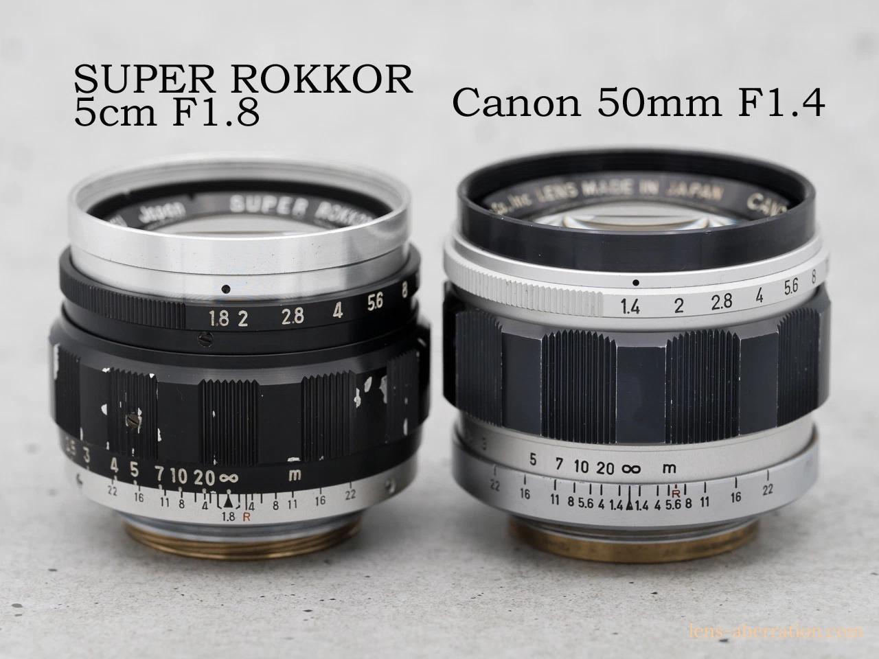 ミノルタ】SUPER ROKKOR 5cm F1.8 (L39) 外観レビュー | 収差Love