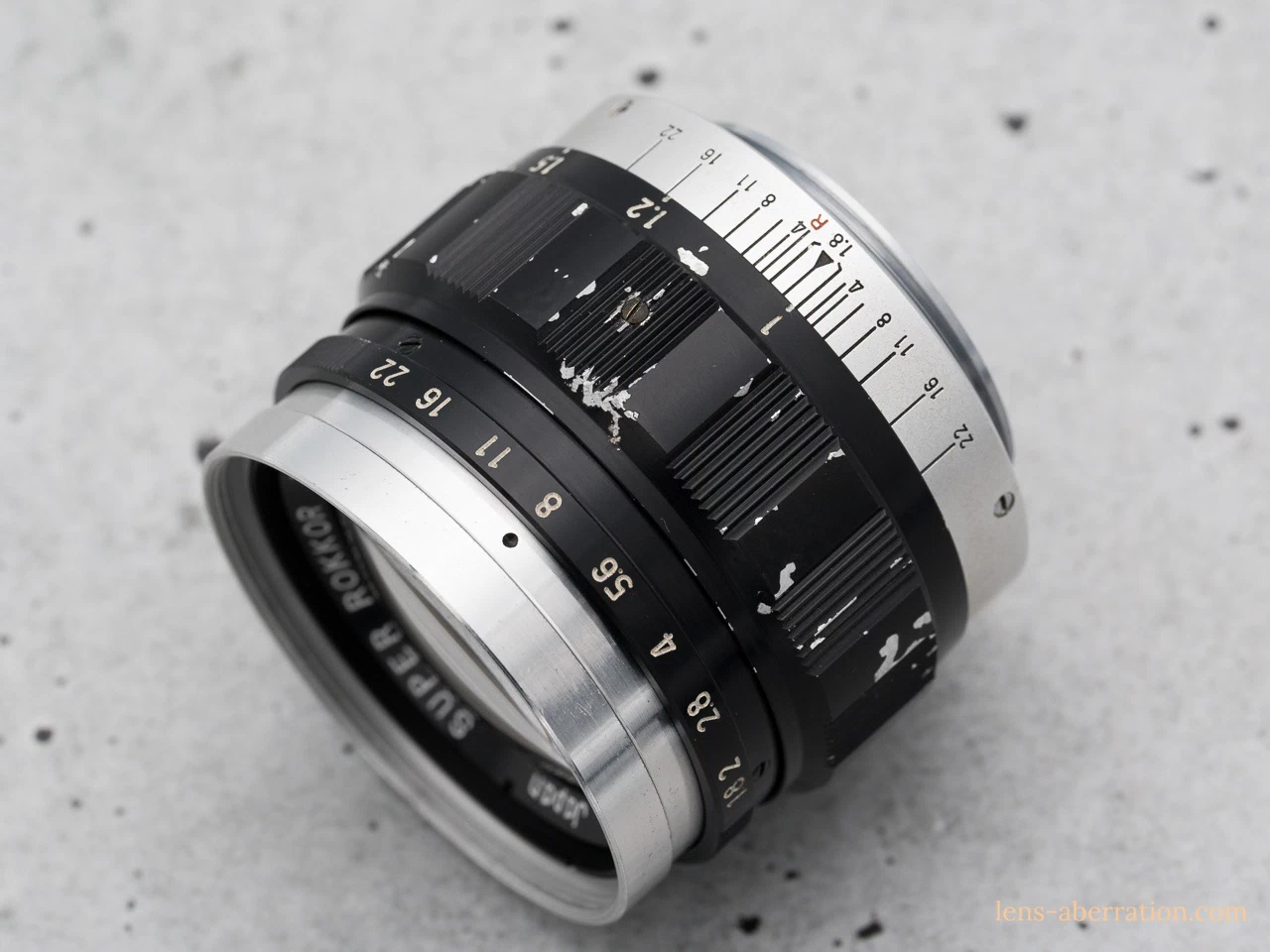 ミノルタ】SUPER ROKKOR 5cm F1.8 (L39) 外観レビュー | 収差Love