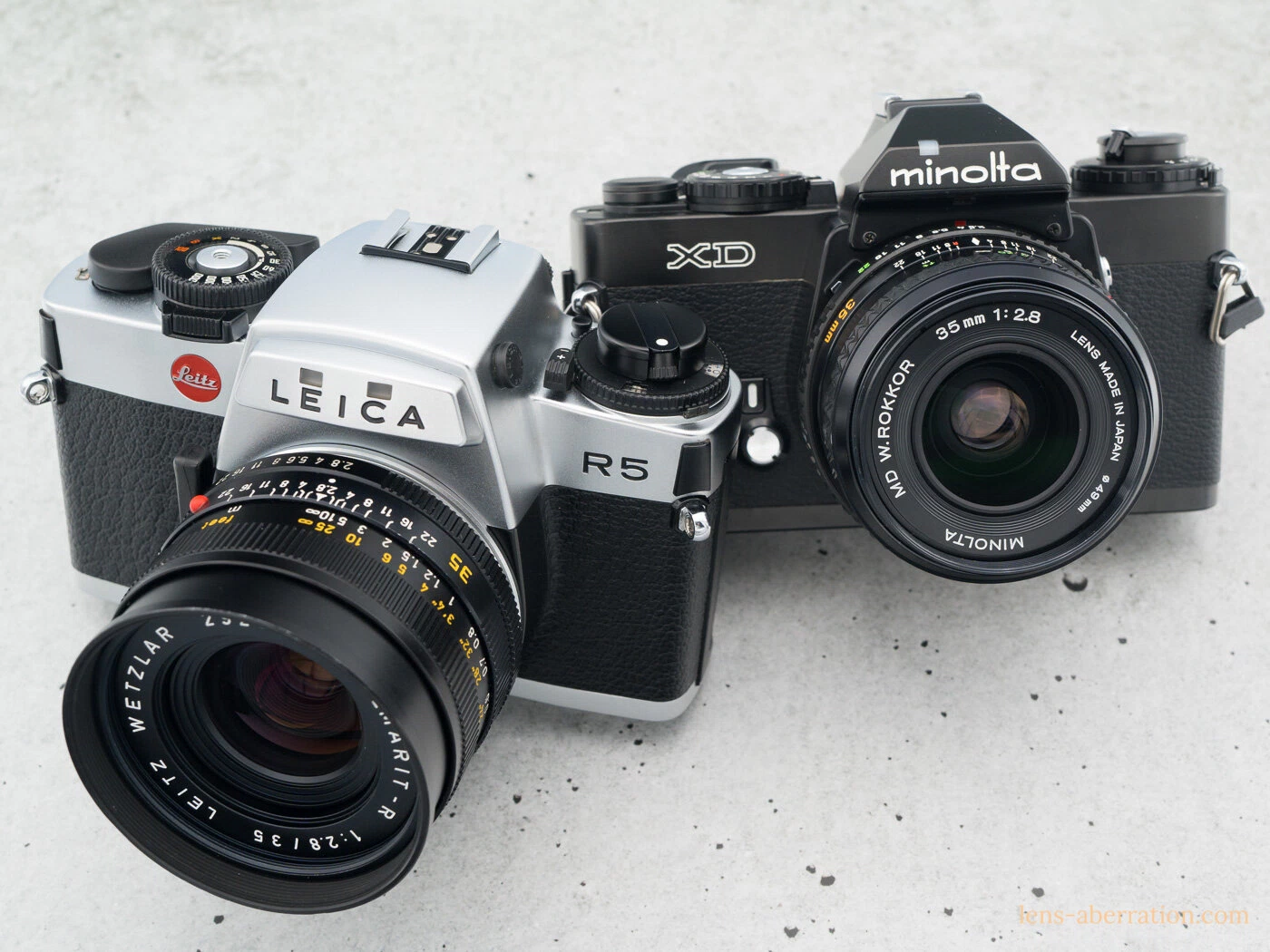 フィルム一眼レフ】LEICA R5 外観レビュー | 収差Love