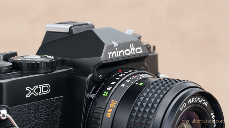 フィルム一眼レフ】MINOLTA XD 外観レビュー | 収差Love