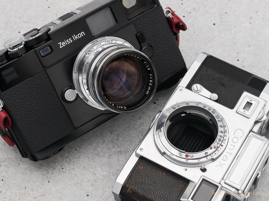 本家ゾナー】Contax Sonnar 50mm F1.5 外観レビュー | 収差Love