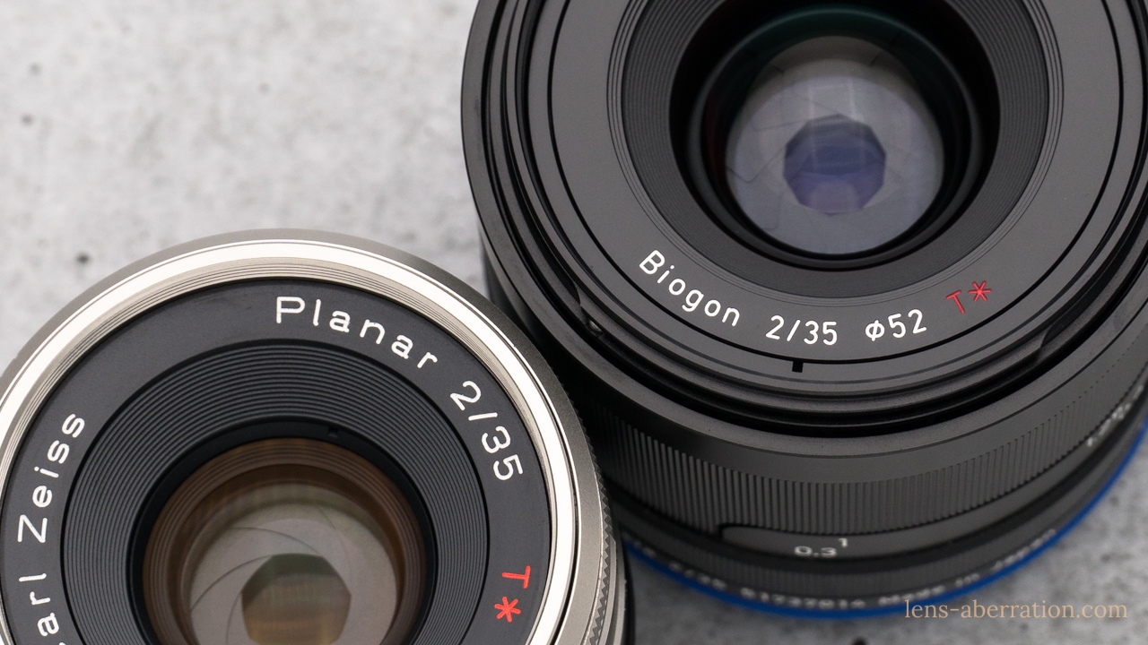 Biogon vs. Planar】Carl Zeiss 35mm F2 実写比較レビュー | 収差Love