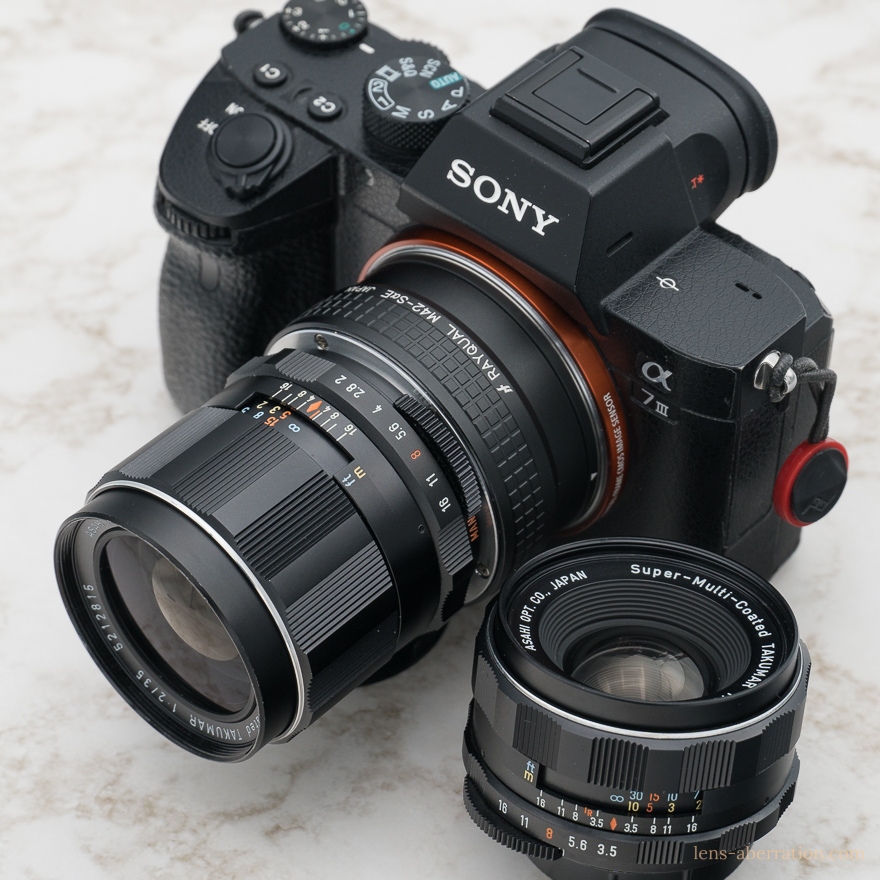 タクマー比較】SMC TAKUMAR 35mm F2 vs. F3.5 | 収差Love