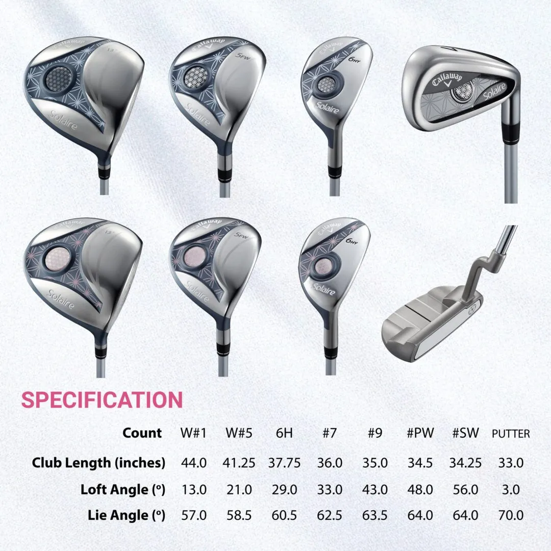 Callaway Soleil Package Set (Women's) - Cherry Blossom - Leonian Golf