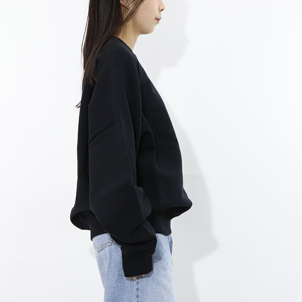 AMI PARIS スウェット ブラック ブルー系 コットン ハートロゴ 刺繍