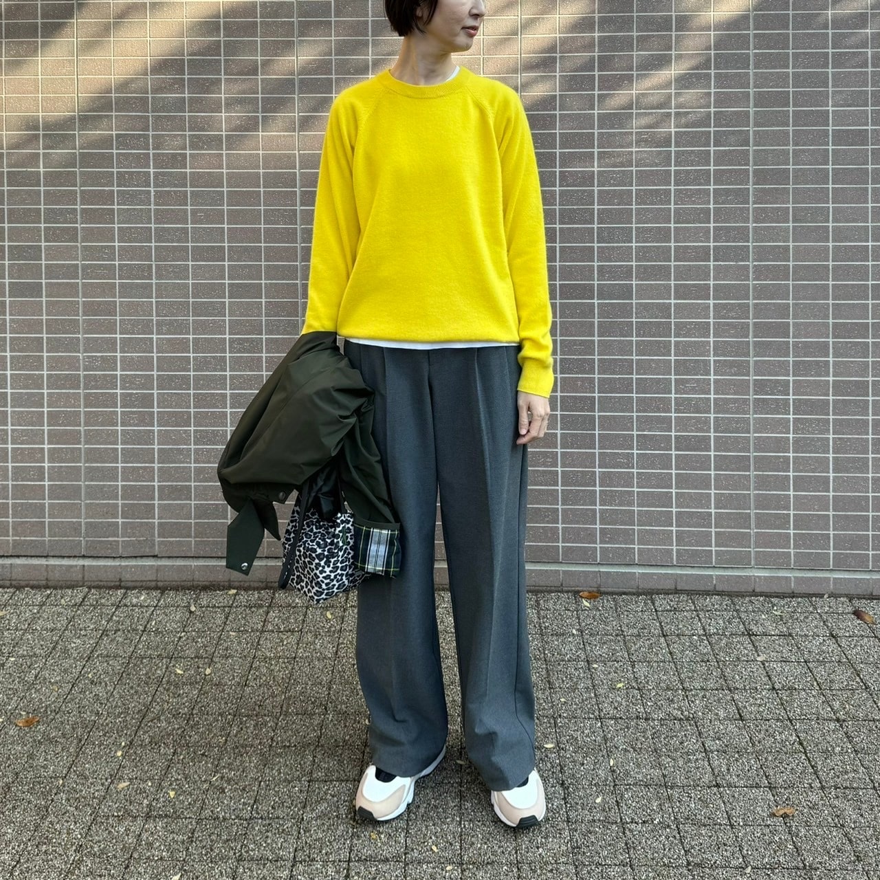 田中さんのニットで3年目のごあいさつ | LEE