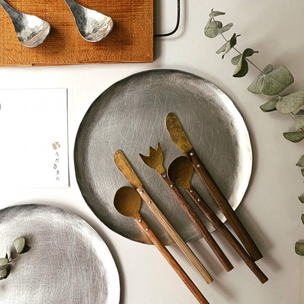 木全俊吾さん作のカトラリー・カッティングボードなど 〜『うだきまた