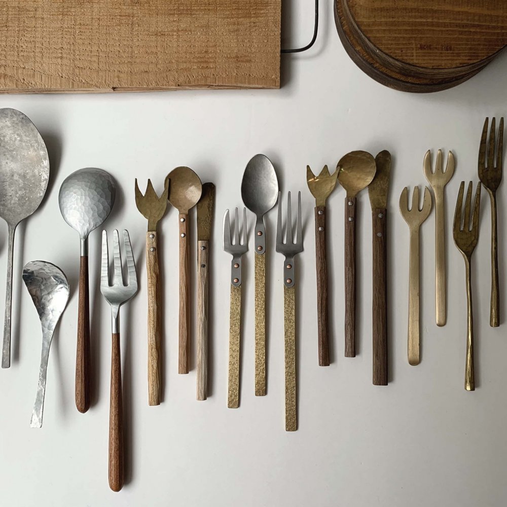 木全俊吾さん作のカトラリー・カッティングボードなど 〜『うだきまた