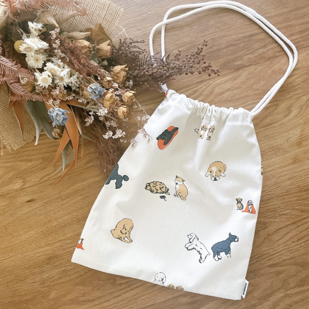 TEMBEA】気になっていた犬のプリント巾着を購入 | LEE