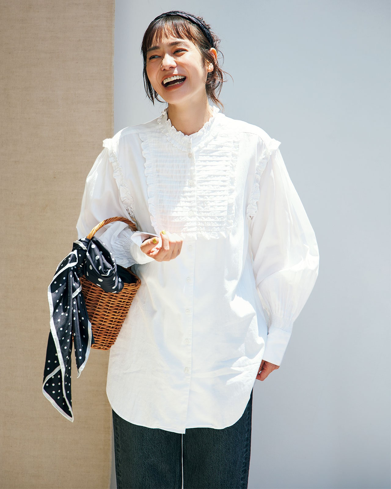 今から秋まで着られる【ブラウス5選】大人にちょうどいい“甘さ”が手に