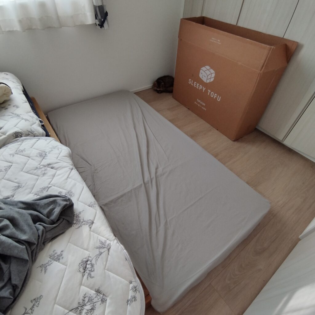 寝室のアップデート】台湾発の折りたたみマットレススリーピー・いなり