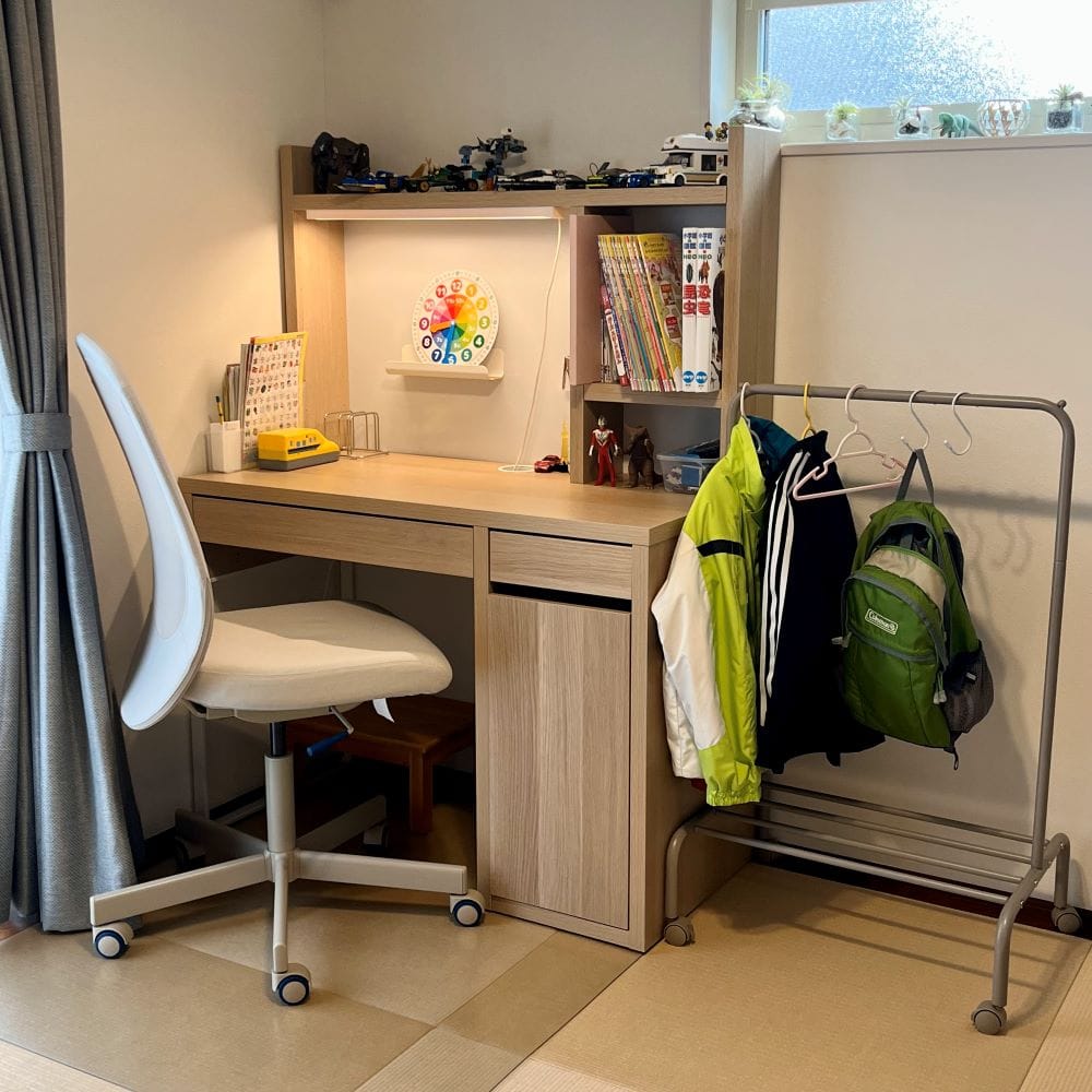 IKEA MICKEミッケ】新小学1年生の学習&身支度スペースを整えました！ | LEE