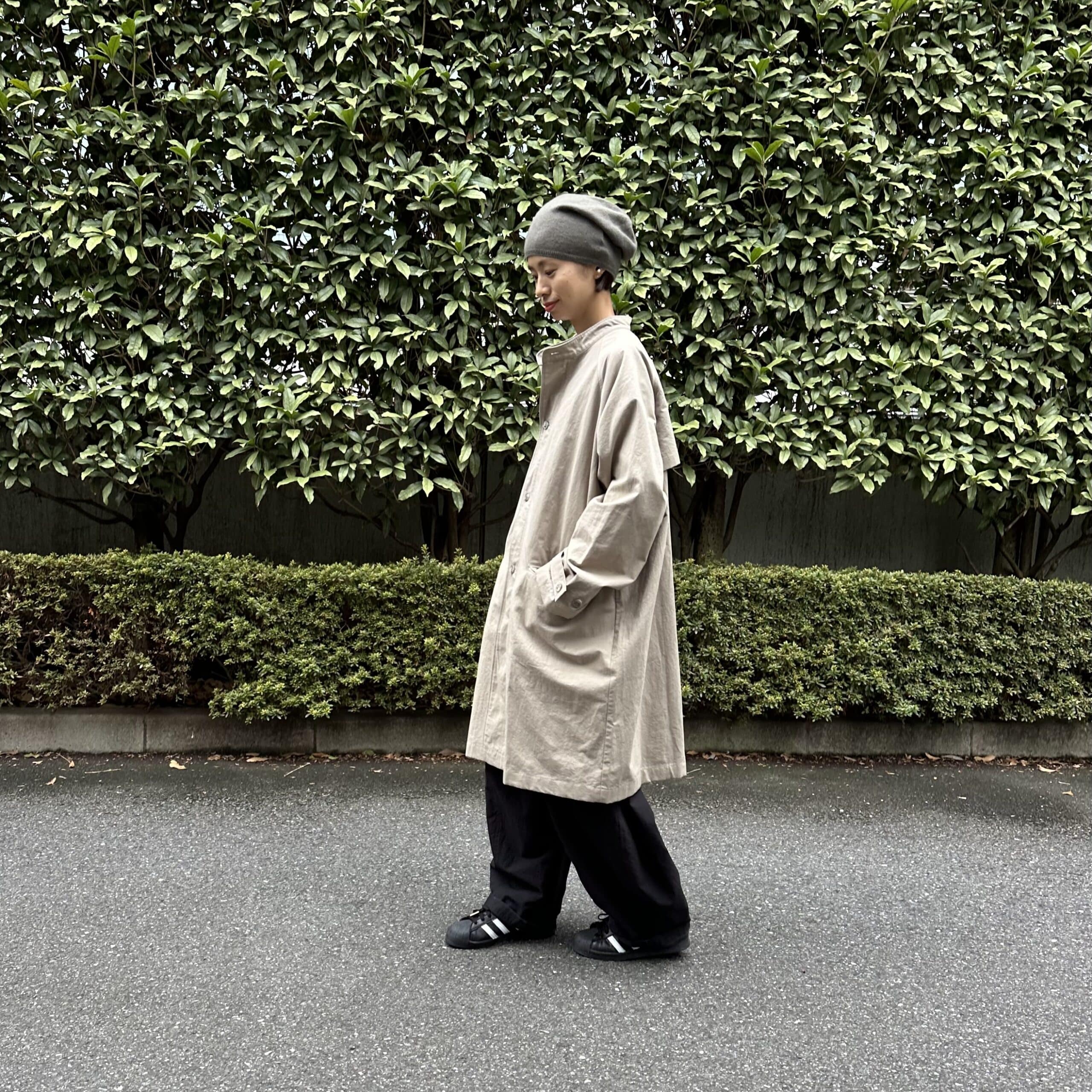 秋冬の一着】evam eva/Men'sのコットンヘンプラグランコート | LEE