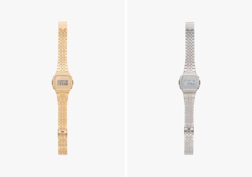 A.P.C.×カシオ】ミニマルなコラボ腕時計で手元を格上げ！ | LEE