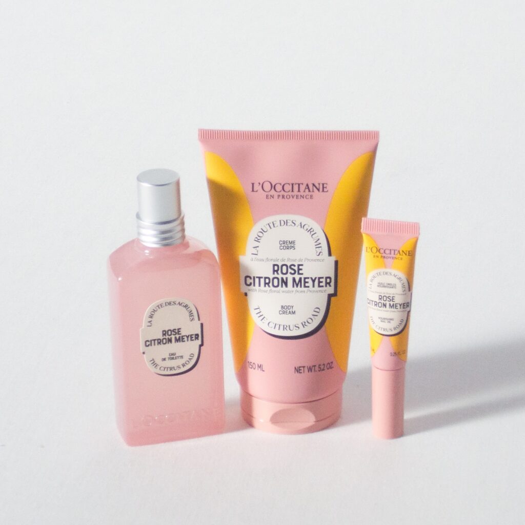 ロクシタン】ホリデー限定「ローズシトロンメイヤー シリーズ」をお