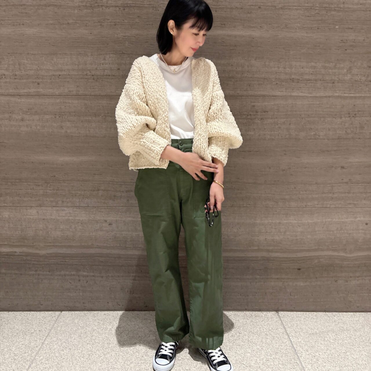 12closet【石上美津江さんコラボ】ハンドニットボレロコーデ＋おうち