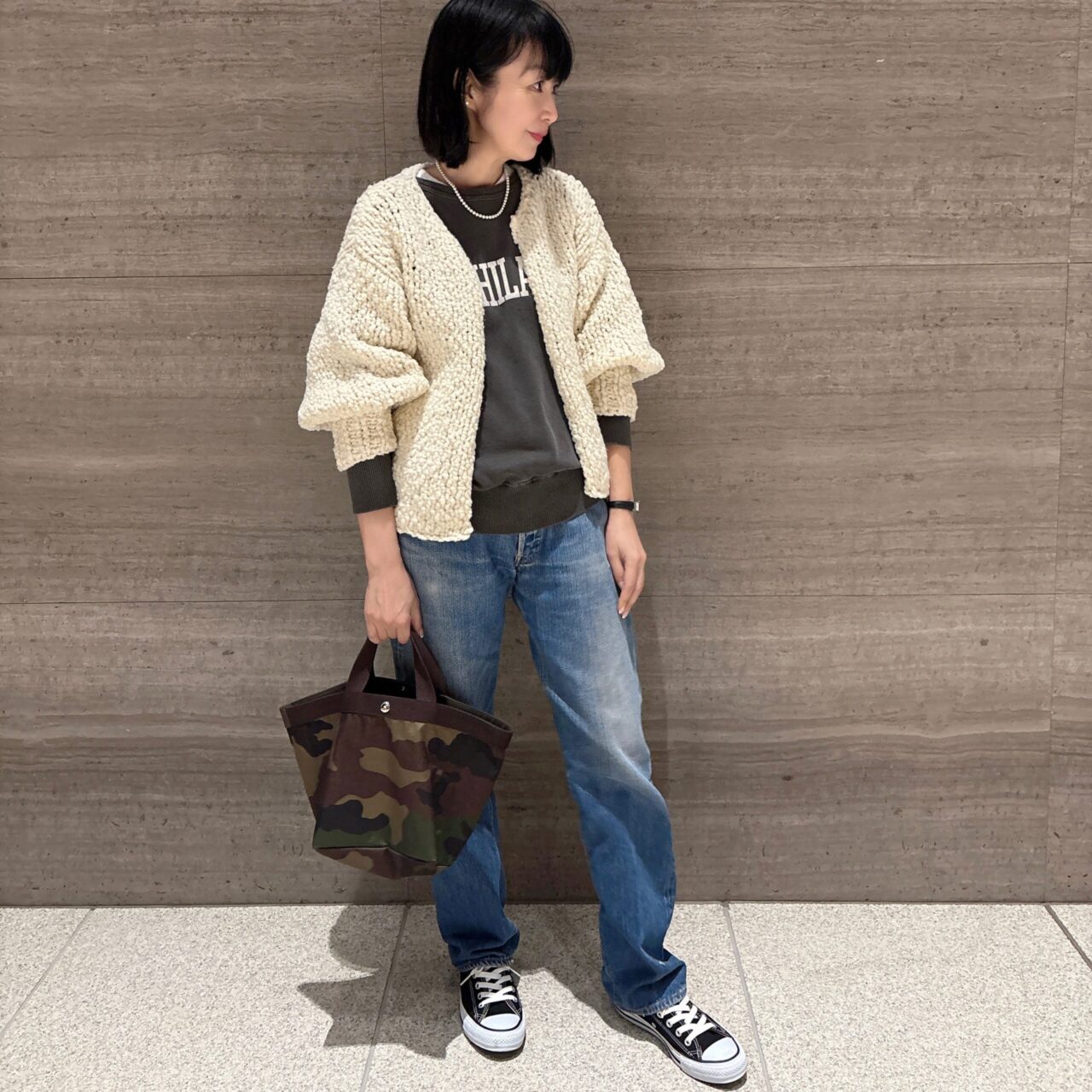 12closet【石上美津江さんコラボ】ハンドニットボレロコーデ＋おうち