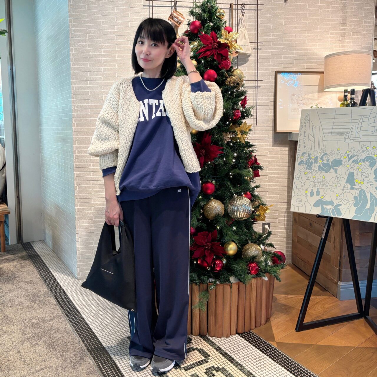 12closet【石上美津江さんコラボ】ハンドニットボレロコーデ＋おうち