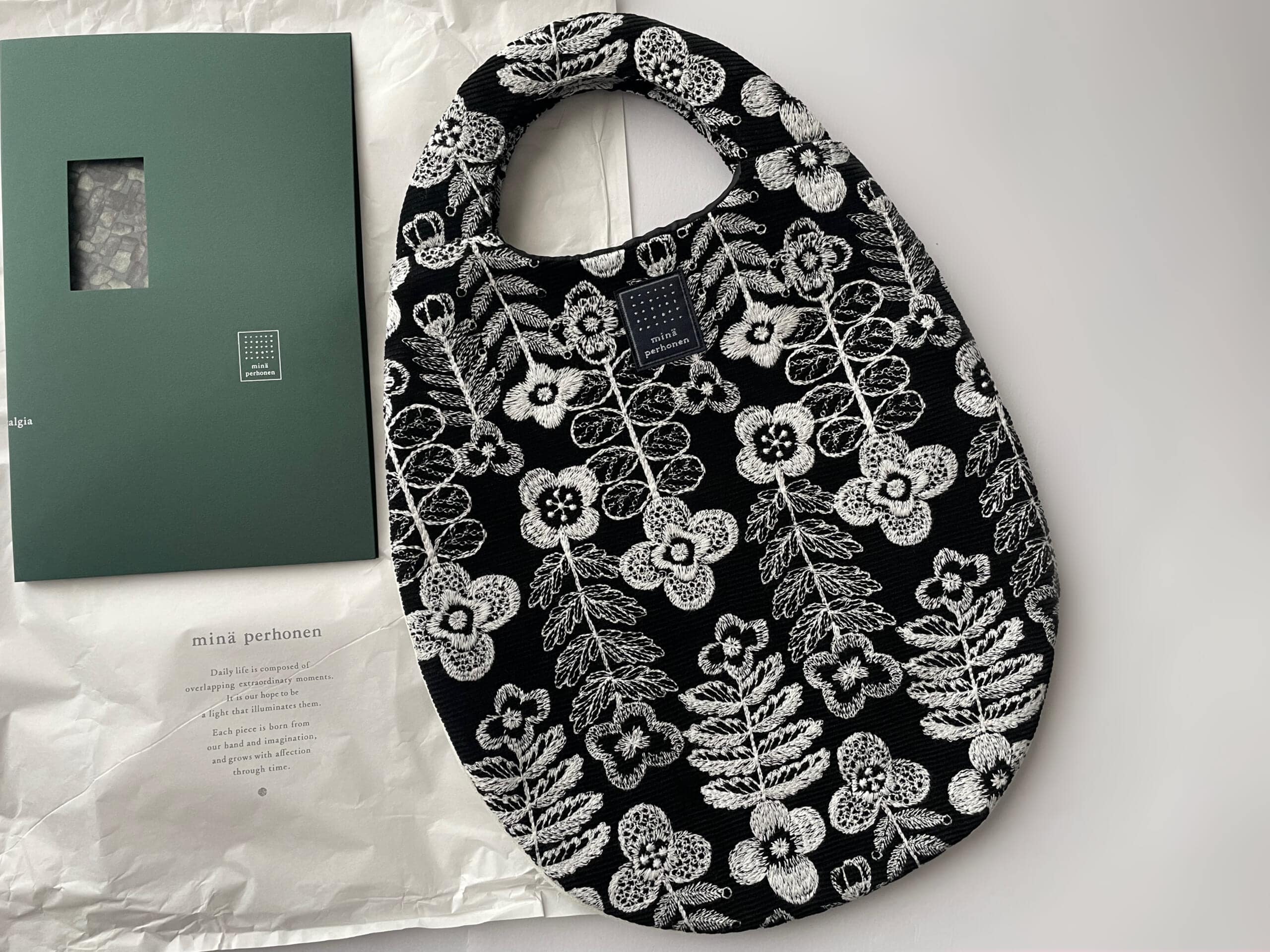 ミナ ペルホネン“swing garden”のエッグバッグを買いました。 | LEE