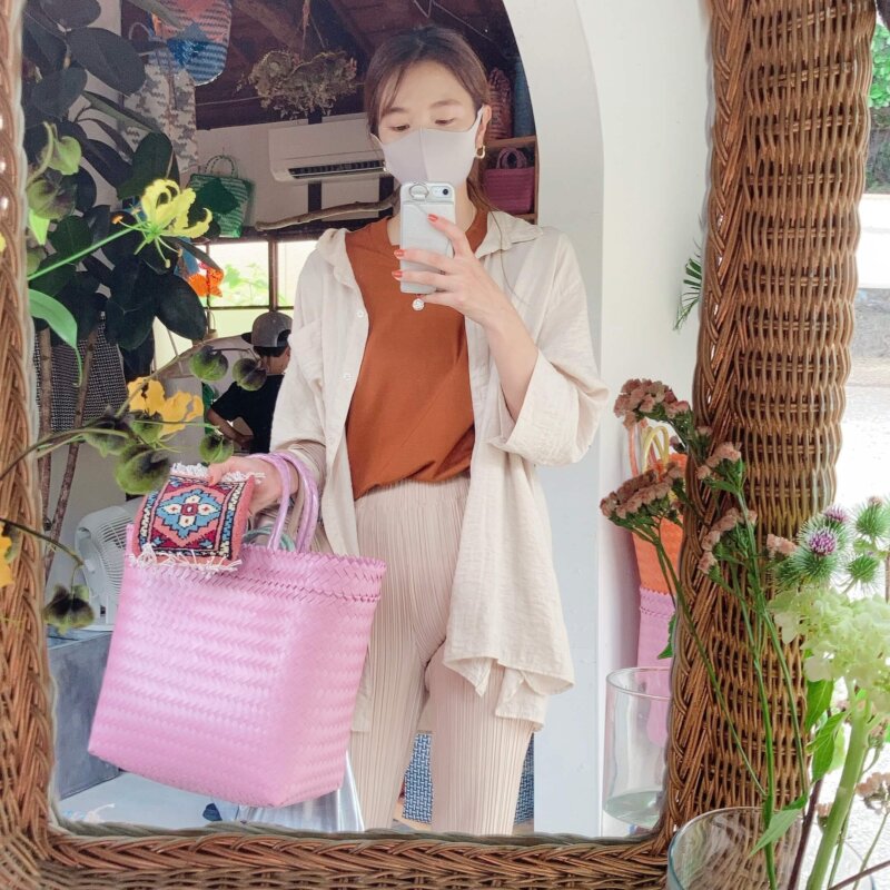 大阪】カラフルなかごバッグが人気のMEKEARISA (メケアリサ）に行っ