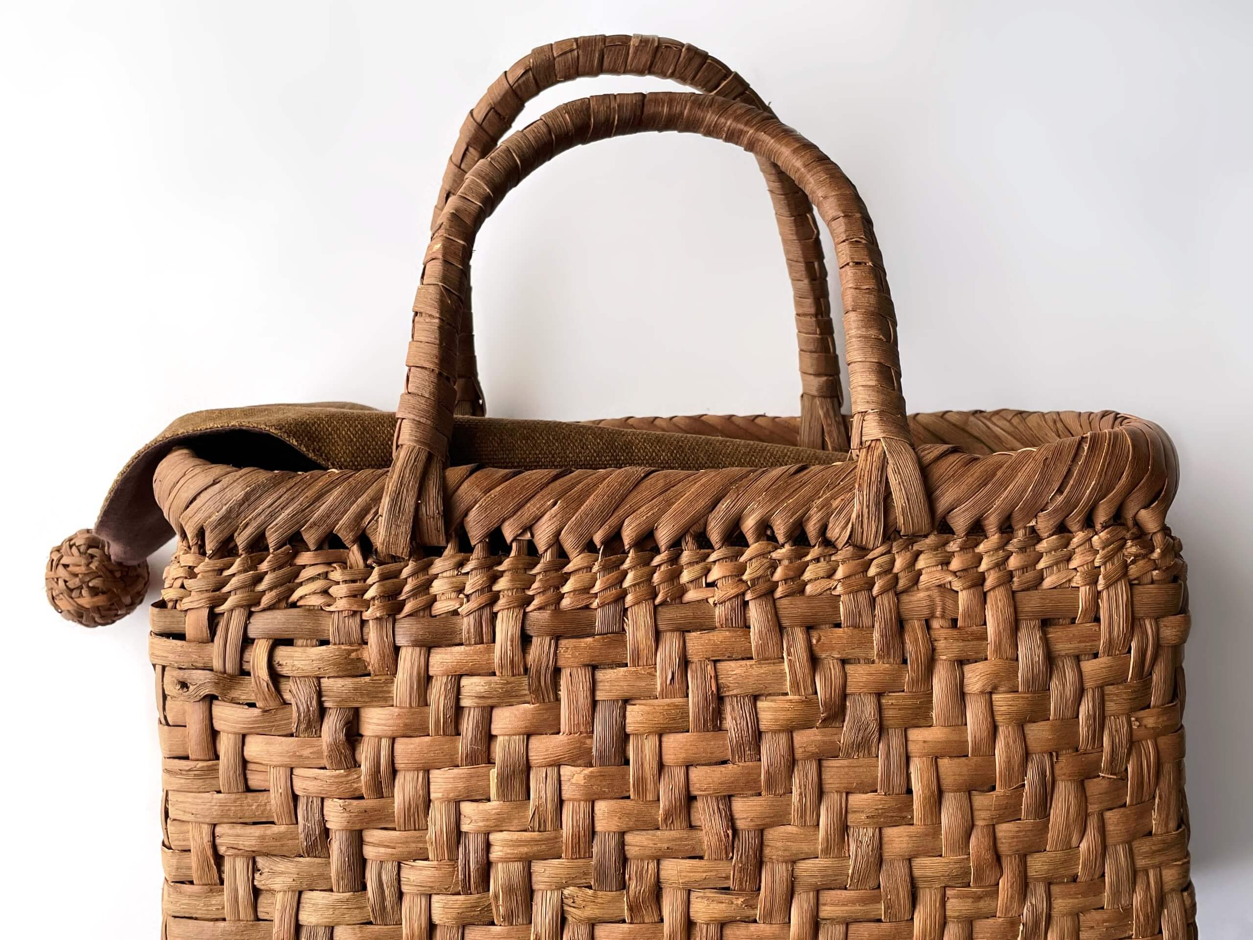 清水買い。山ぶどうのかごバッグ。 | LEE