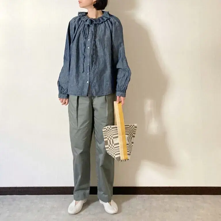 買ってよかった！【nest Robe（ネストローブ）】デニムフリルシャツ | LEE