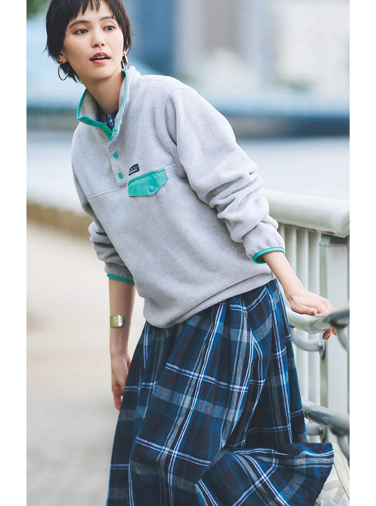 オートミールカラーにグリーンが映える！「パタゴニア」のTプル