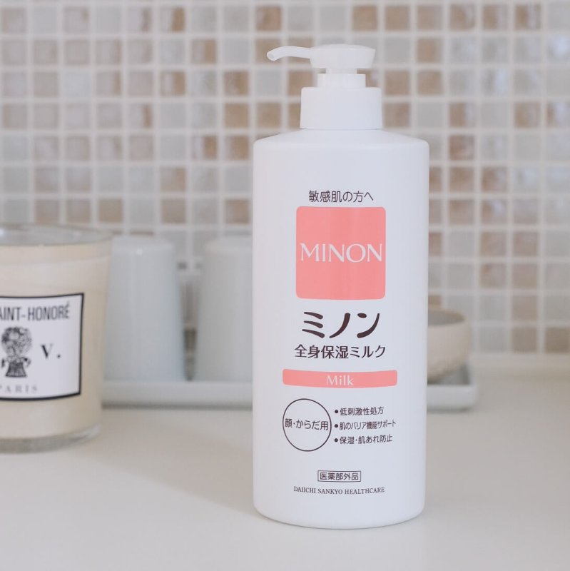 ふんわり、つるつる】家族でシェアするミノン全身シャンプー＆保湿