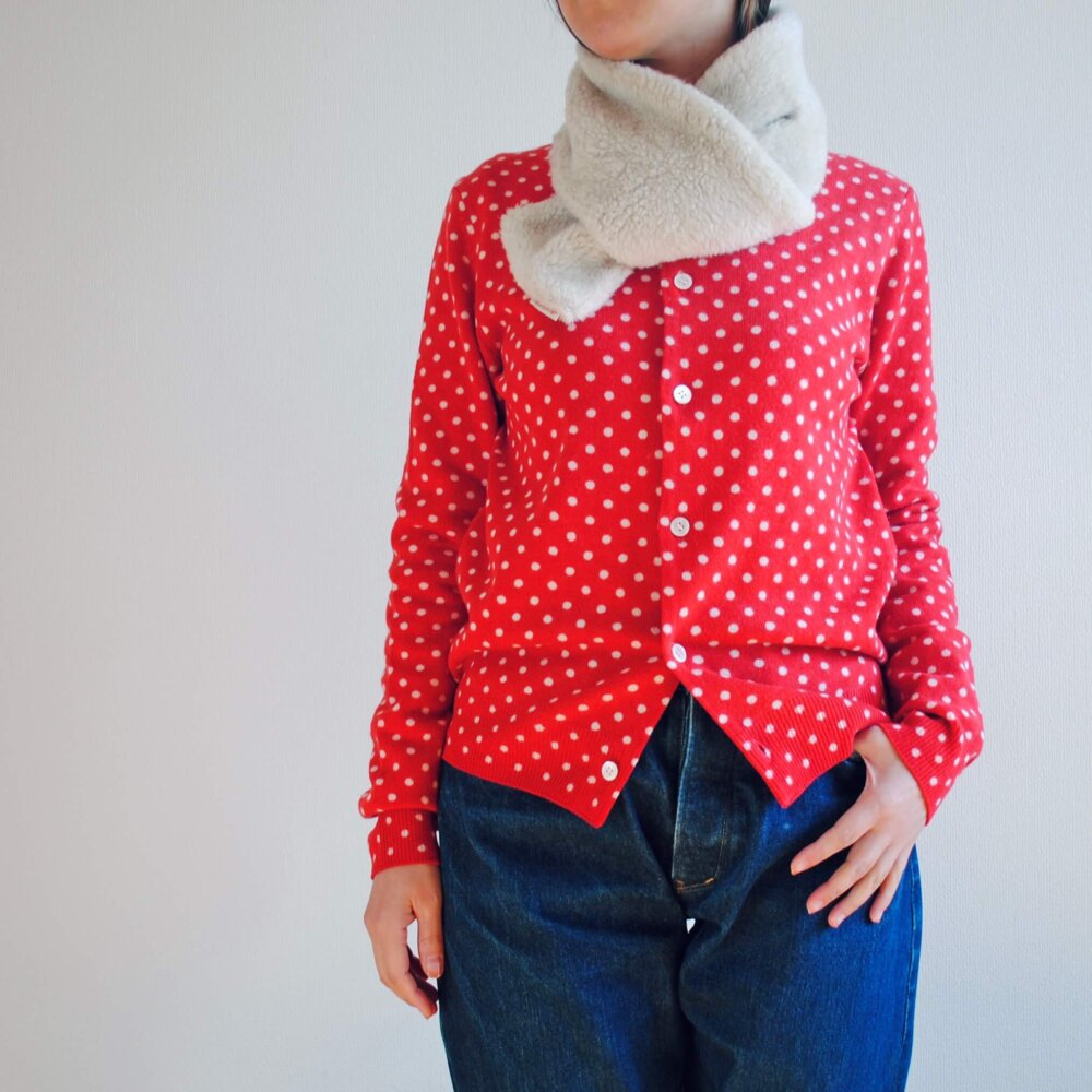 今日なに着てる？】コム・デ・ギャルソン水玉ニット | LEE