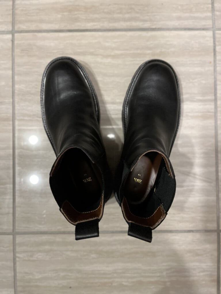ZARAレザーチェルシーブーツ買いました！ | LEE