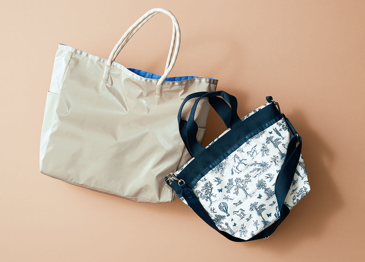 LEEだけの別注「レスポートサック」バッグ&2WAYトート【4月号