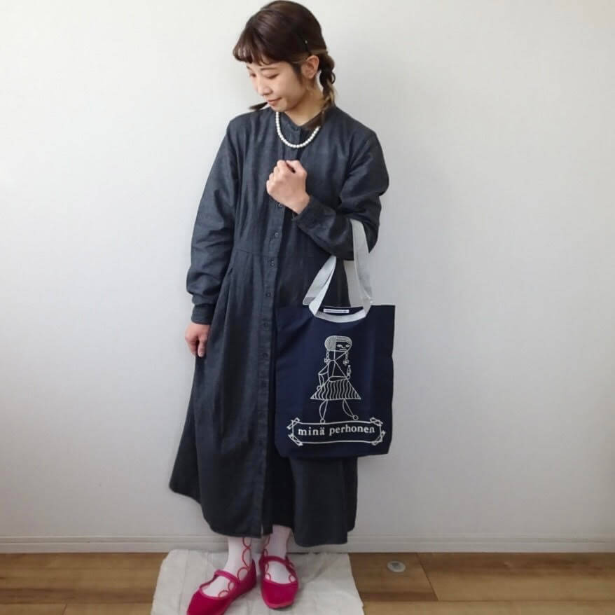 なあに？【ミナ ペルホネン】トートバッグ | LEE