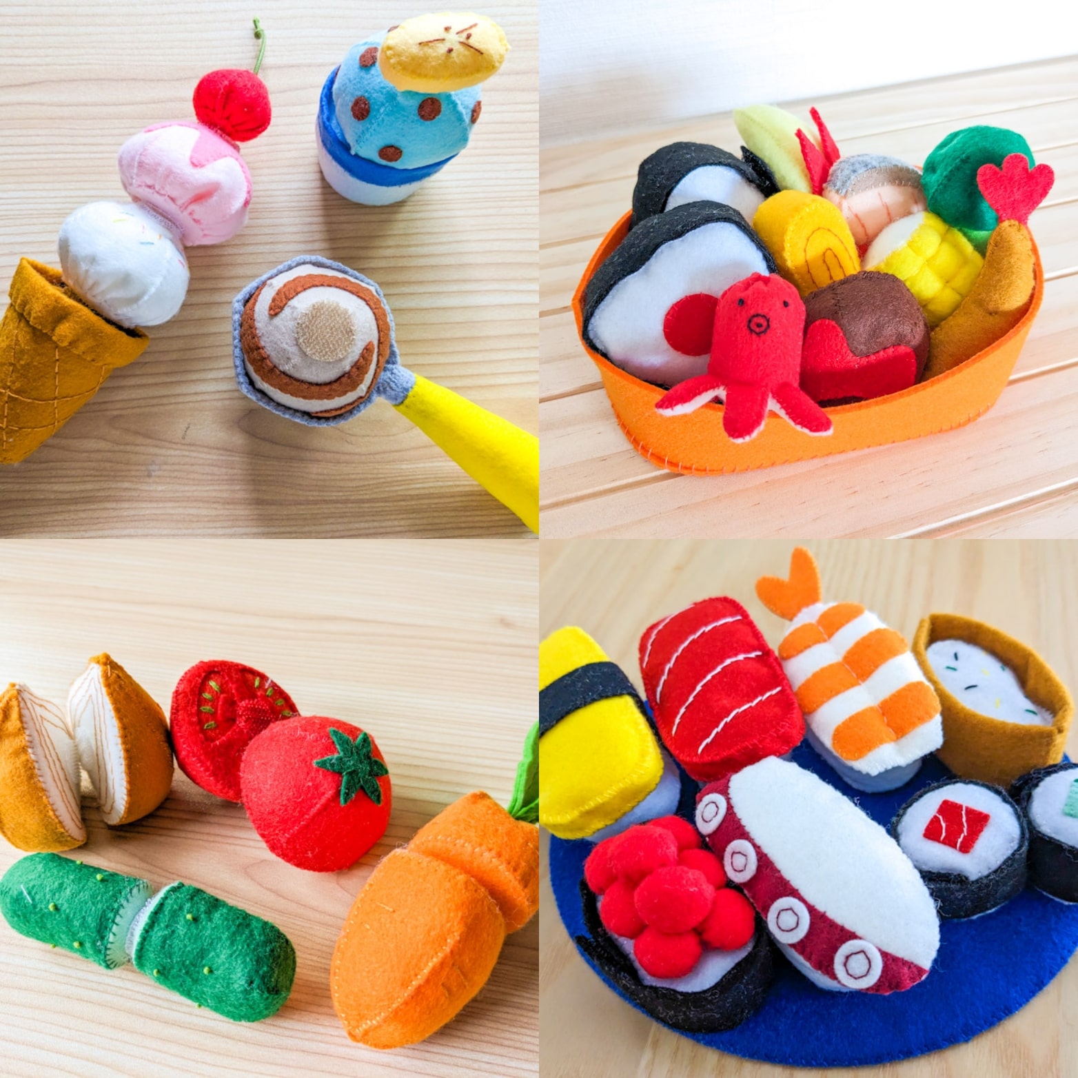 手づくり部】フェルトのままごとキット6ヶ月分 | LEE