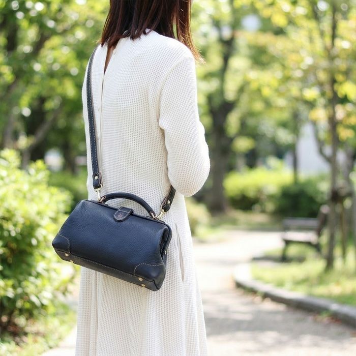 アリゾナレザー／口枠ショルダーバッグ [nouki3] ｜革鞄・革小物の