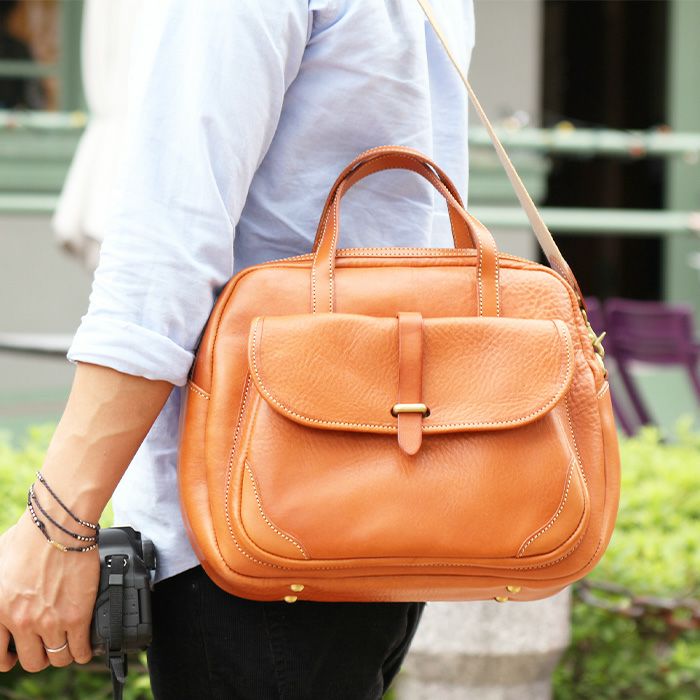 美品 PORCO ROSSO フロントポケットタウンボストンバッグS 【公式通販】