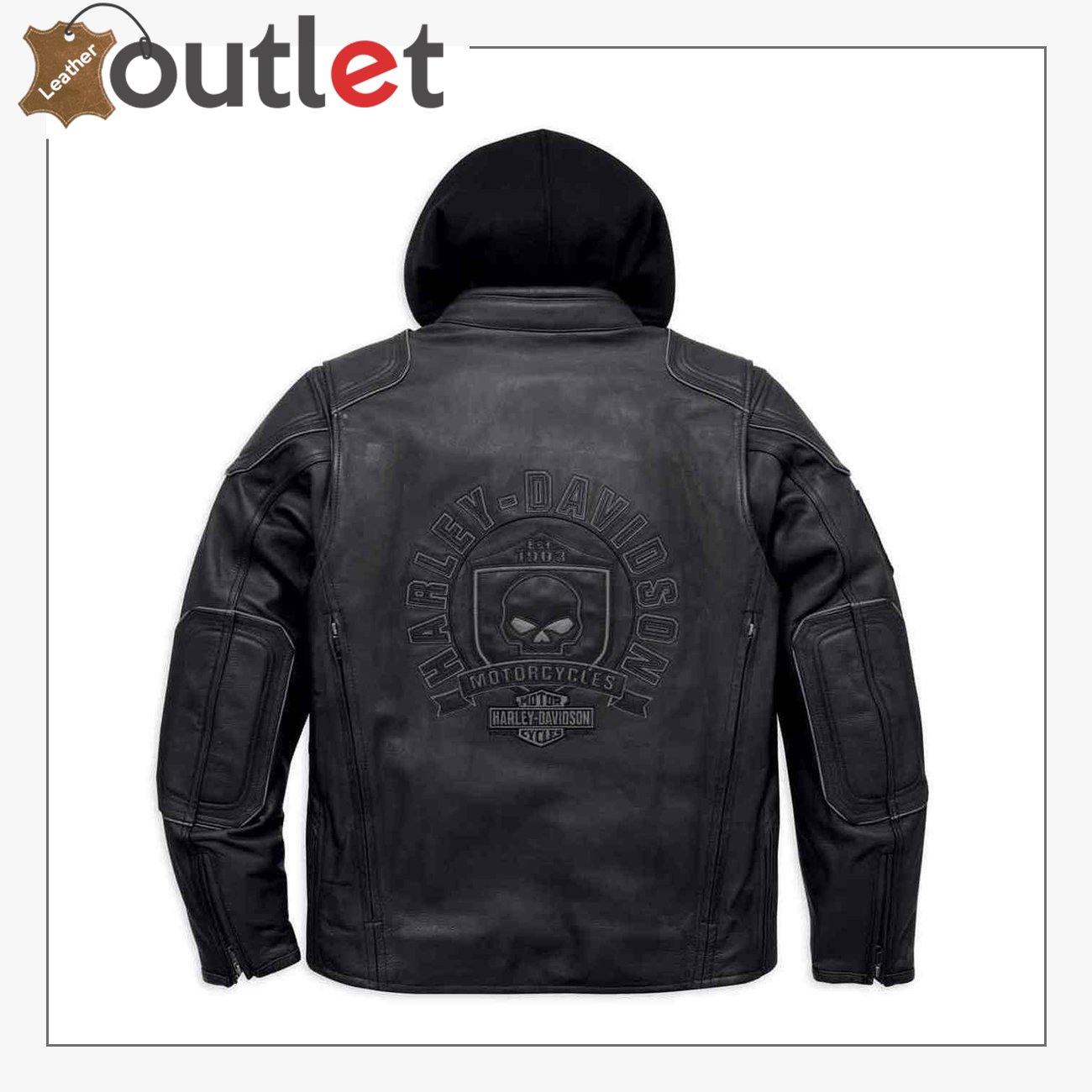 Harley-Davidson Men's Aurora Willie G Skull 3-in-1 Jacket