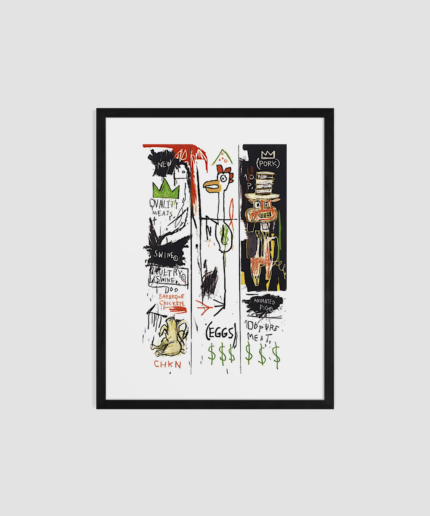 Quality Meats for the Public, 1982 – ジャン=ミシェル・バスキア