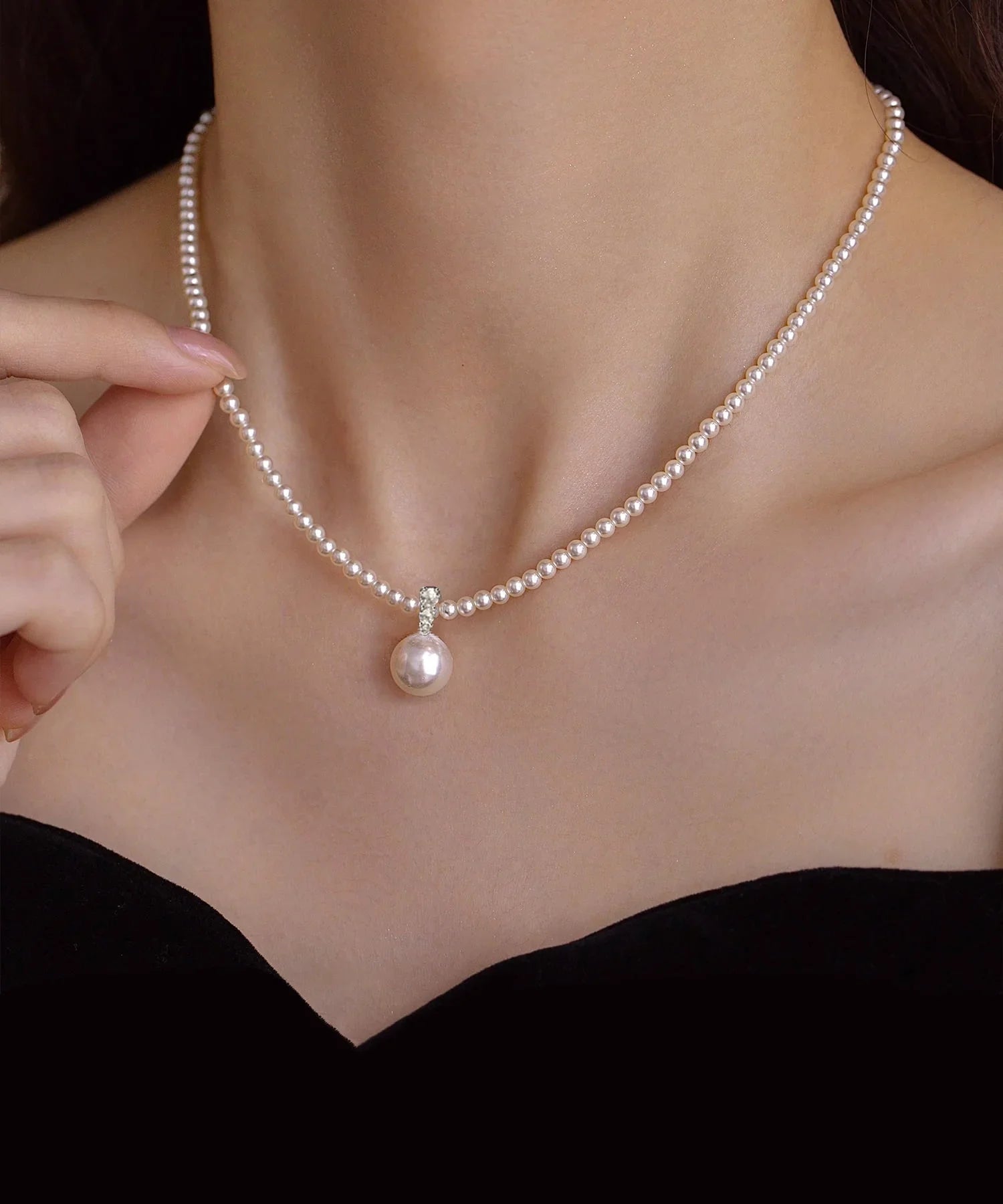 フォロワー限定セール❣️】日本職人手作 国産極照 3-5㍉真珠パール