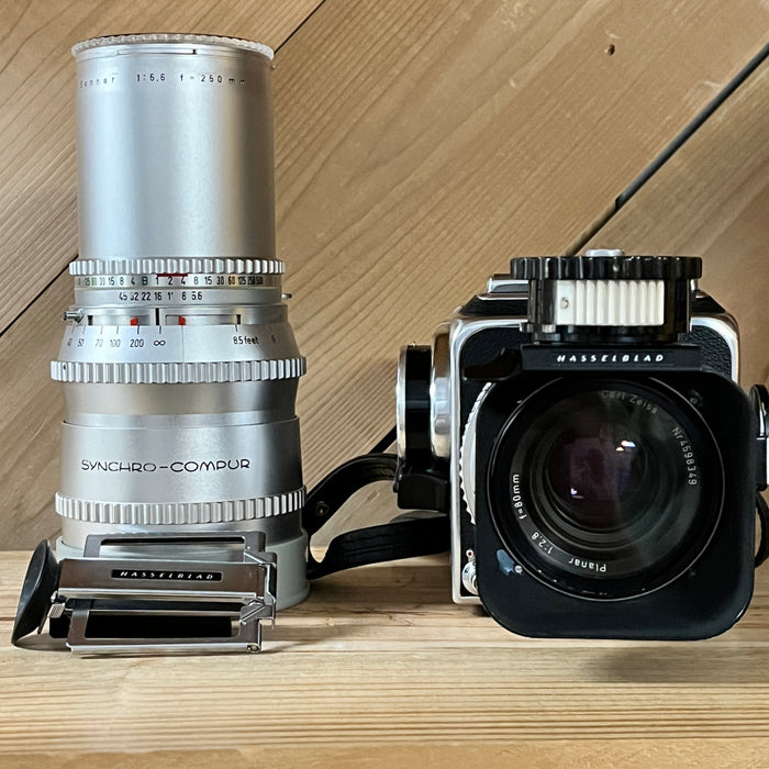Hasselblad 500C with Carl Zeiss Planar 80mm f/2.8 Lens 250mm 5.6