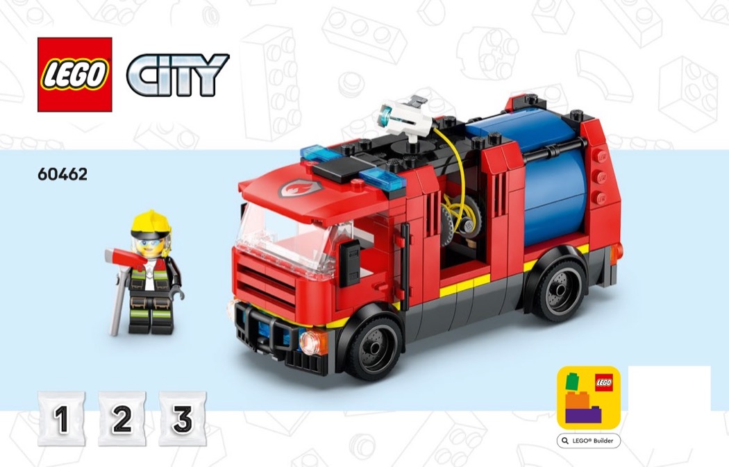 LEGO Instructions for set 60462 Helicopter, Fire Truck and