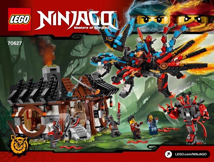 LEGO Instructions for set 70627 Dragon's Forge, Ninjago - The